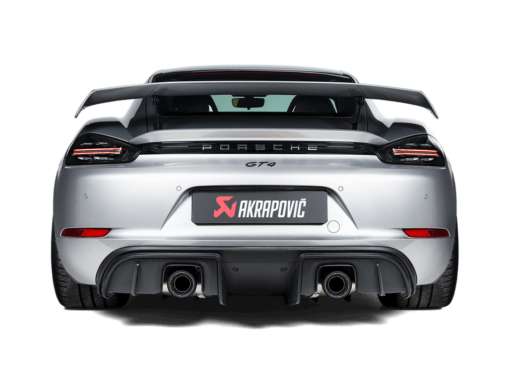Echappement Slip-On Race Line Titanium Akrapovic pour Porsche 718 Cayman GT4 / Spyder/Boxster GTS 4.0 — image 2
