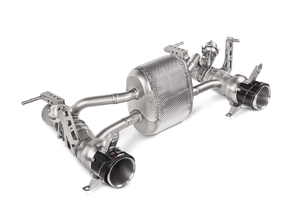 Echappement Slip-On Line Titanium Akrapovic pour Ferrari 488 GTB/488 Spider — image 1
