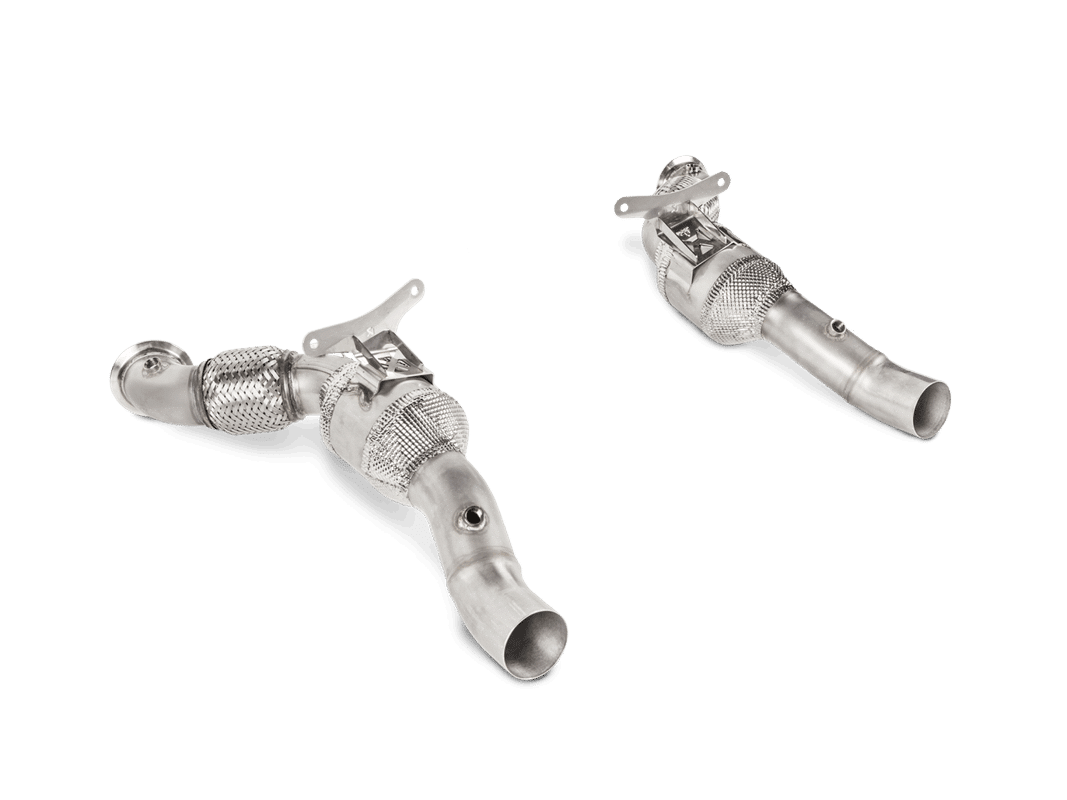 Ensemble de tuyaux de liaison sans catalyseur (SS) Akrapovic Ferrari 488 GTB/488 Spider — image 1