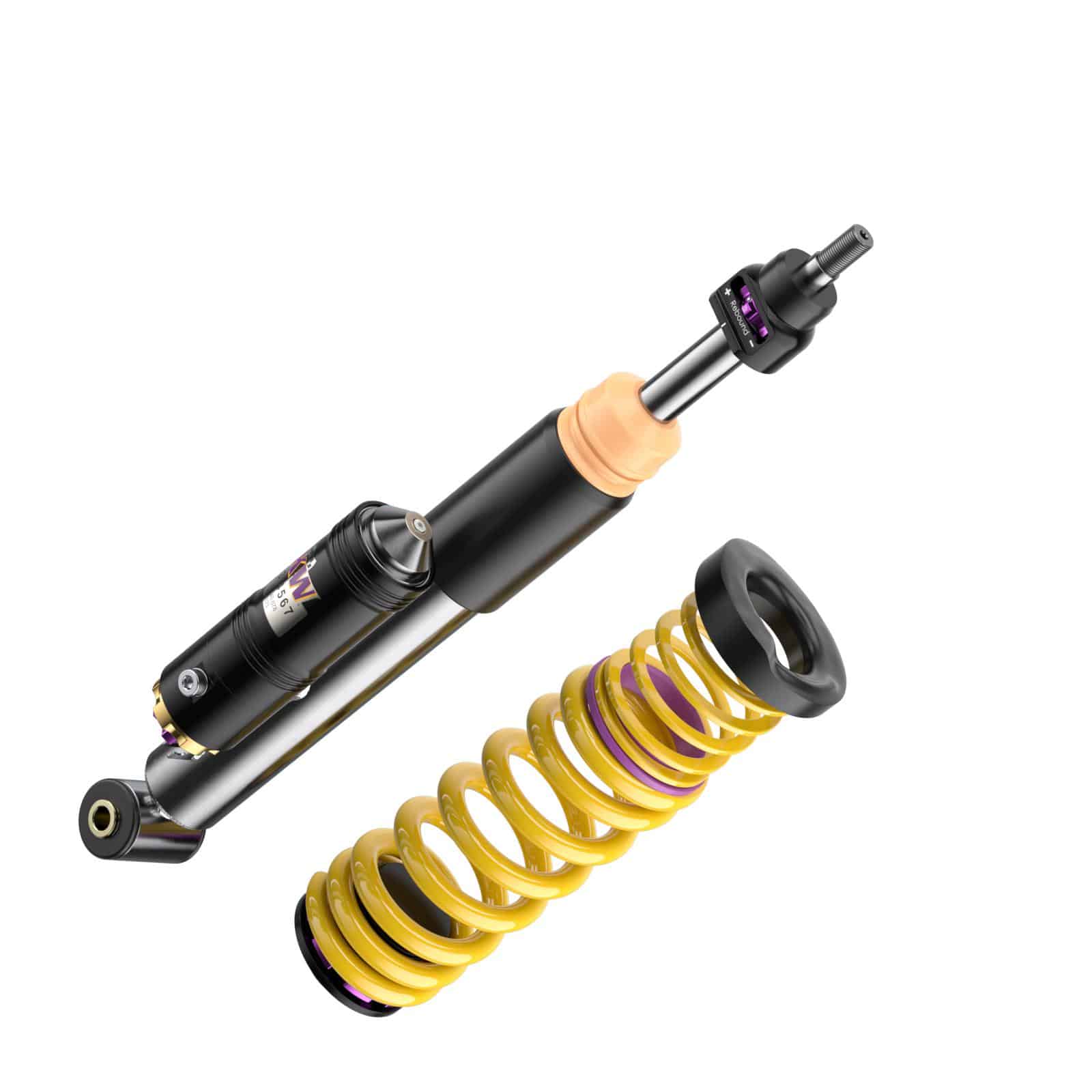 Suspension KW Coilover V4 Clubsport avec supports supérieurs FA pour VW Golf 8 R/GTI/GTI Clubsport-Référence 397802CW — image 6