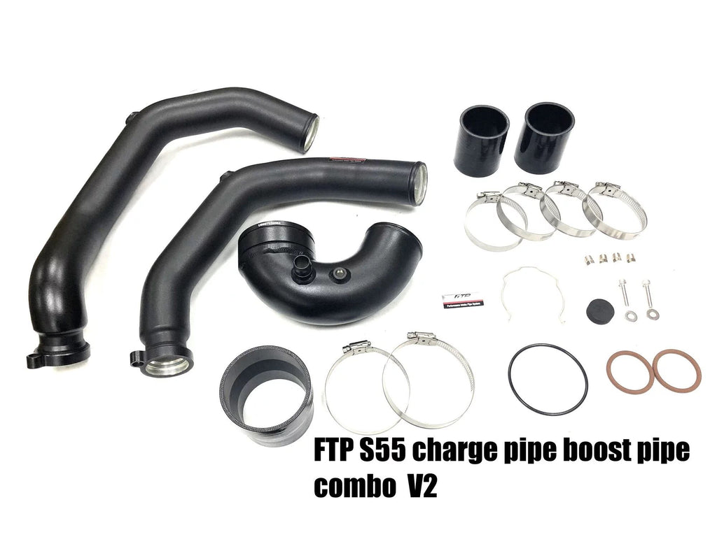 Charge pipe +Boost pipe FTP Motorsport pour BMW F87/F80/82/83 M2/M3/M4 moteur S55 — image 1