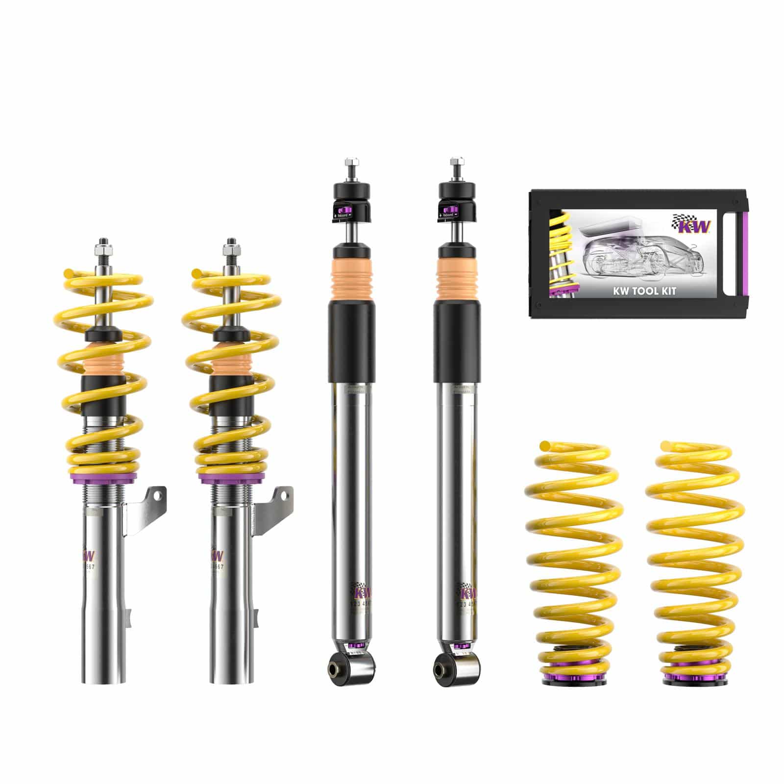 Suspension KW V3 pour BMW F80/82 M3/M4 Compétition /CS sans suspension pilotée-référence 352200AN — image 1