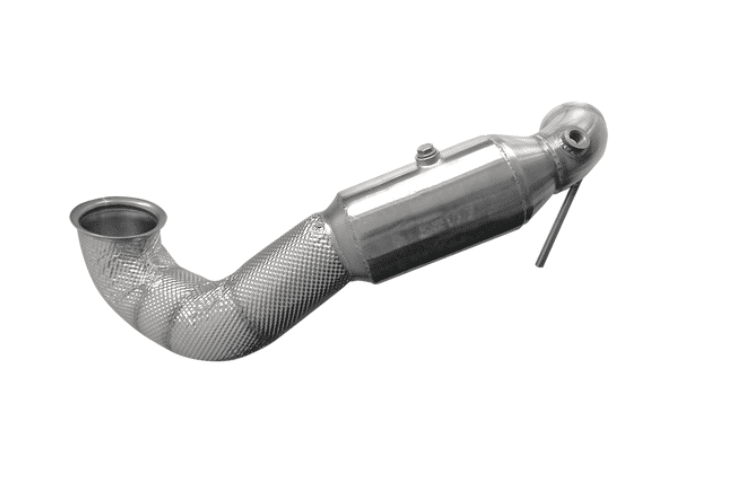 Downpipe Catalyseur sport HJS 300 cellules pour Mercedes A45 W176, CLA45 C117, GLA45 AMG X156 , Homologue CE,référence 90817000 — image 1