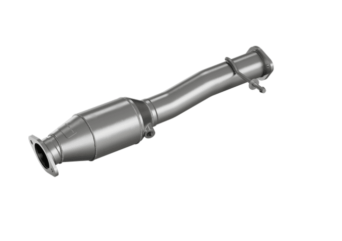 Downpipe Catalyseur sport HJS pour Ford Focus 2 RS 2.5,Euro 4 , Homologue CE, référence 90815000 — image 1
