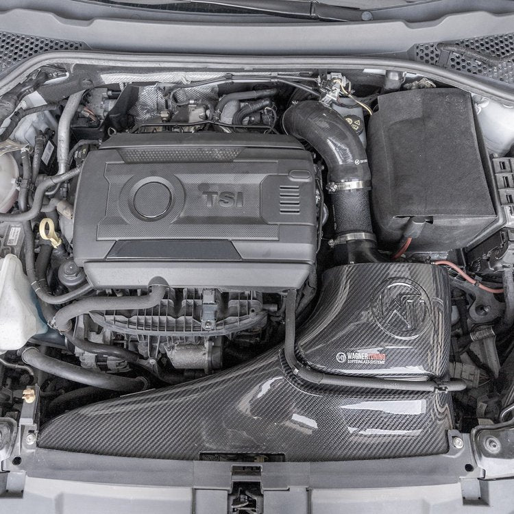 Système d’admission d’air en carbone Ø76mm Wagner pour VW Golf 7 GTI/R /Skoda Octavia RS 2.0TSI et Seat Leon Cupra 2.0TSI — image 5