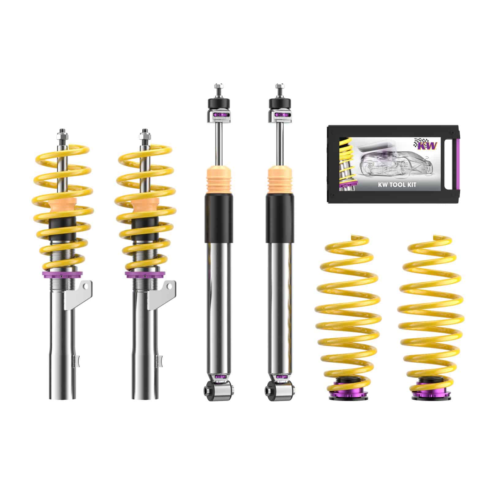 Suspension KW V3 pour Audi TTRS 8J/TTS coupé et Cabriolet (avec désactivation pour amortisseurs électroniques) -Voir liste compatibilités-référence 352100AE — image 1