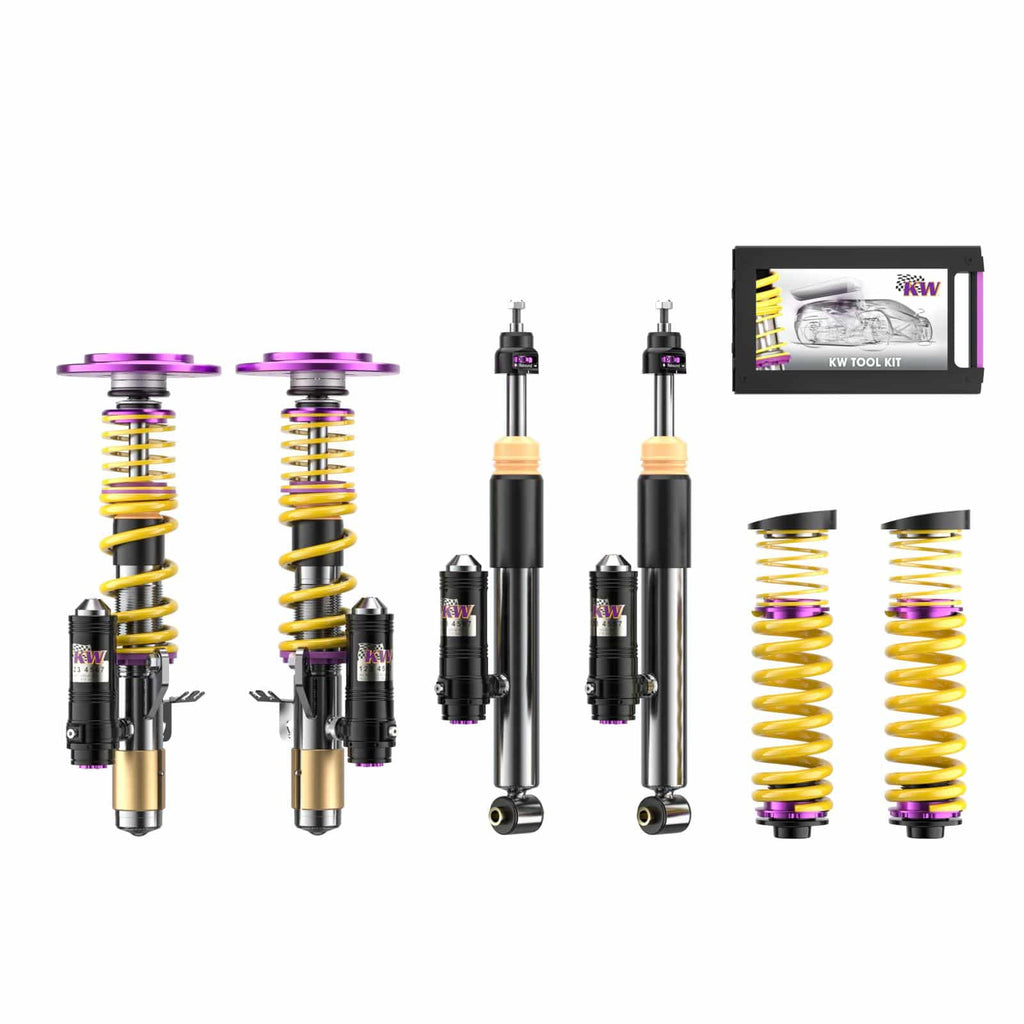 Combiné fileté KW V3 Clubsport pour BMW BMW 3er Lim. (3L) 4er Coupé (3C); BMW 1er (1K2/1K4)-3522080E(pilotée)ou 3522080D(non pilotée) — image 1