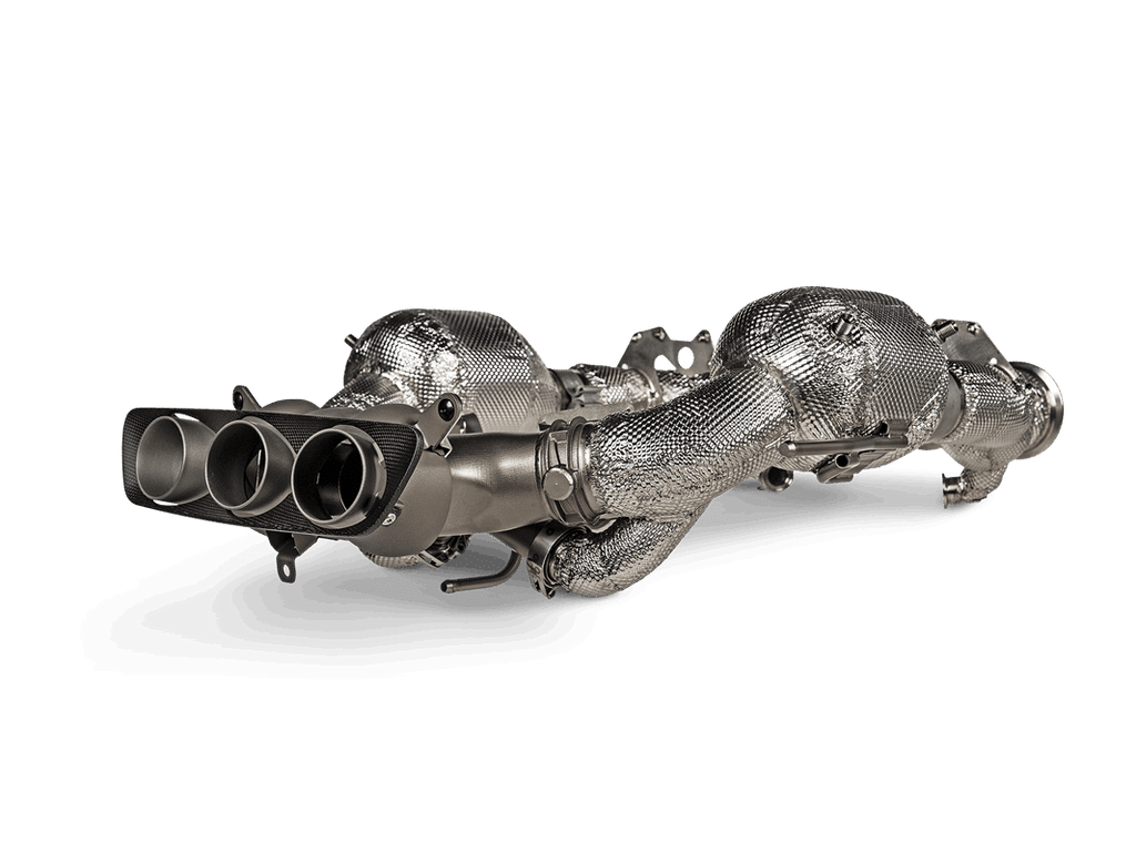 Link Pipe Set (SS) Akrapovic pour Ferrari 296 GTB — image 1