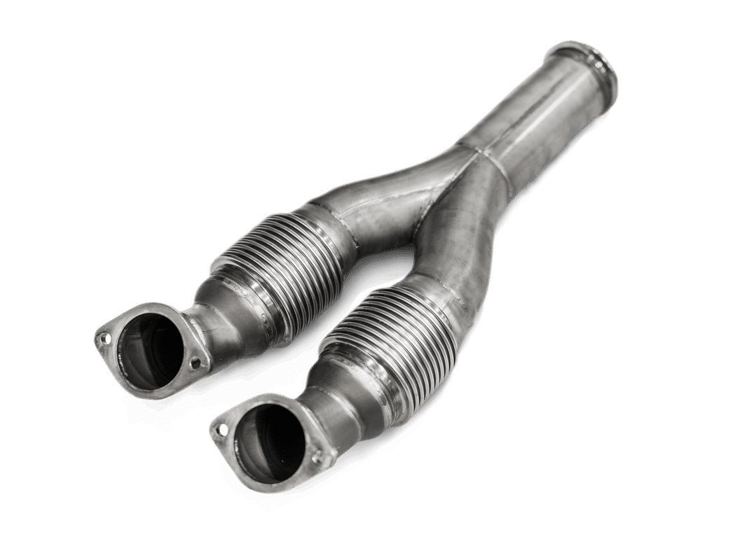 Tuyau de liaison (SS) Akrapovic pour turbocompresseurs de rechange pour Nissan GT-R (2008-….. — image 1