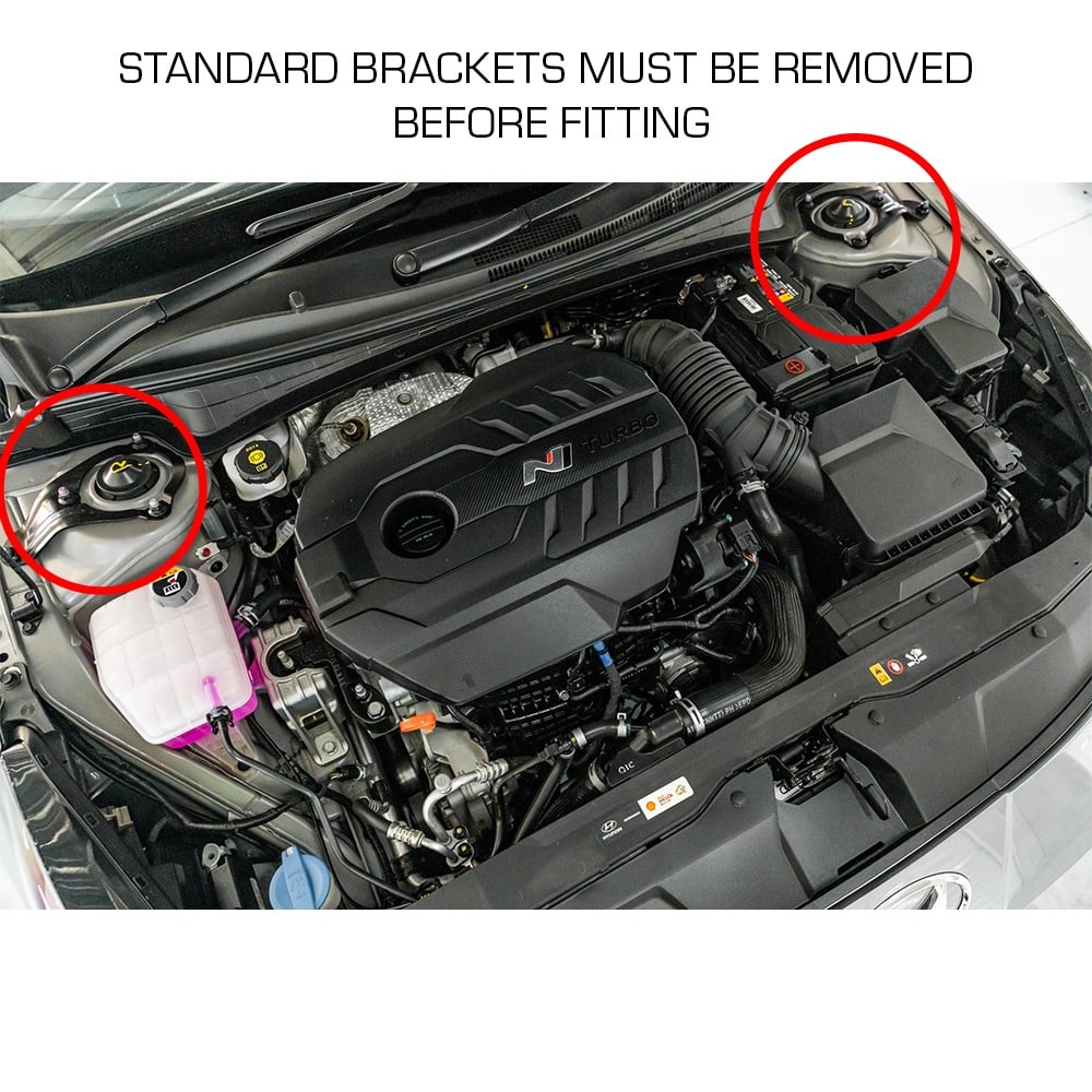 Barre de renfort supérieure avant Airtec Motorsport pour HYUNDAI I30 et I30N-Référence H-EL-SP1 — image 4