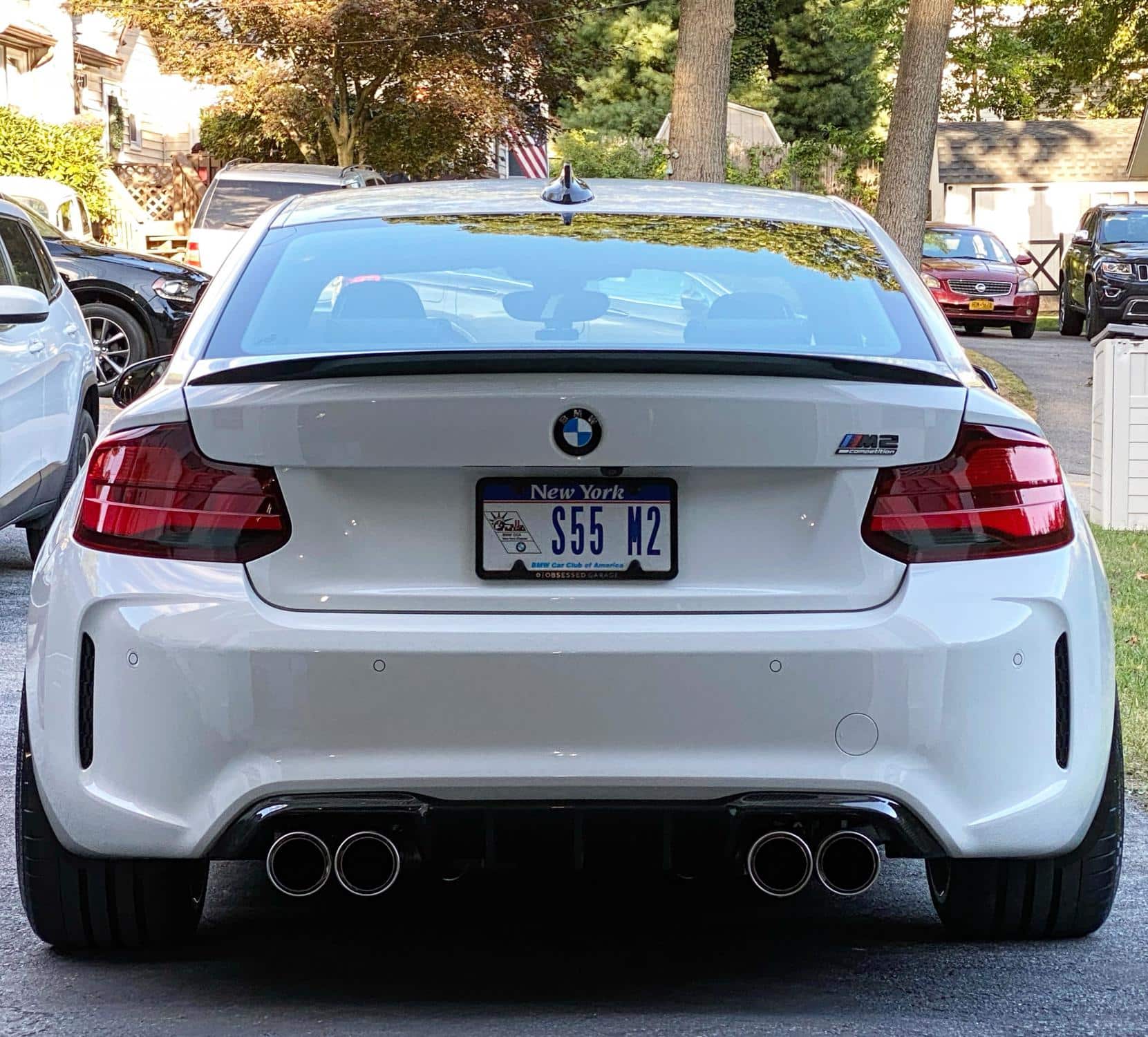 Suppression de réflecteurs catadioptres arrières Acexxon pour BMW M2 / M2 Compétition et CS F87 -Gloss Black — image 3