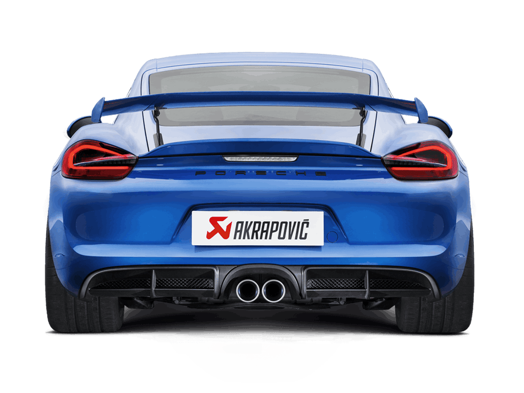Echappement Slip-On Line Titane Akrapovic pour Porsche Cayman GT4/ Boxster Spyder (981) — image 4