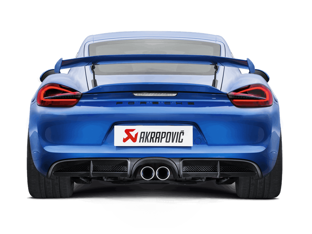 Echappement Slip-On Line Titane Akrapovic pour Porsche Cayman GT4/ Boxster Spyder (981) — image 4