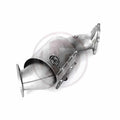 Downpipe Catasport Wagner 300 cellules pour Subaru WRX STI 2007-2013 — image 1