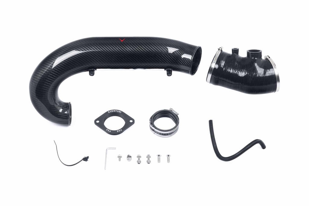 Tube d’entrée de turbo carbone Eventuri pour Honda Civic Type R FK8 — image 1