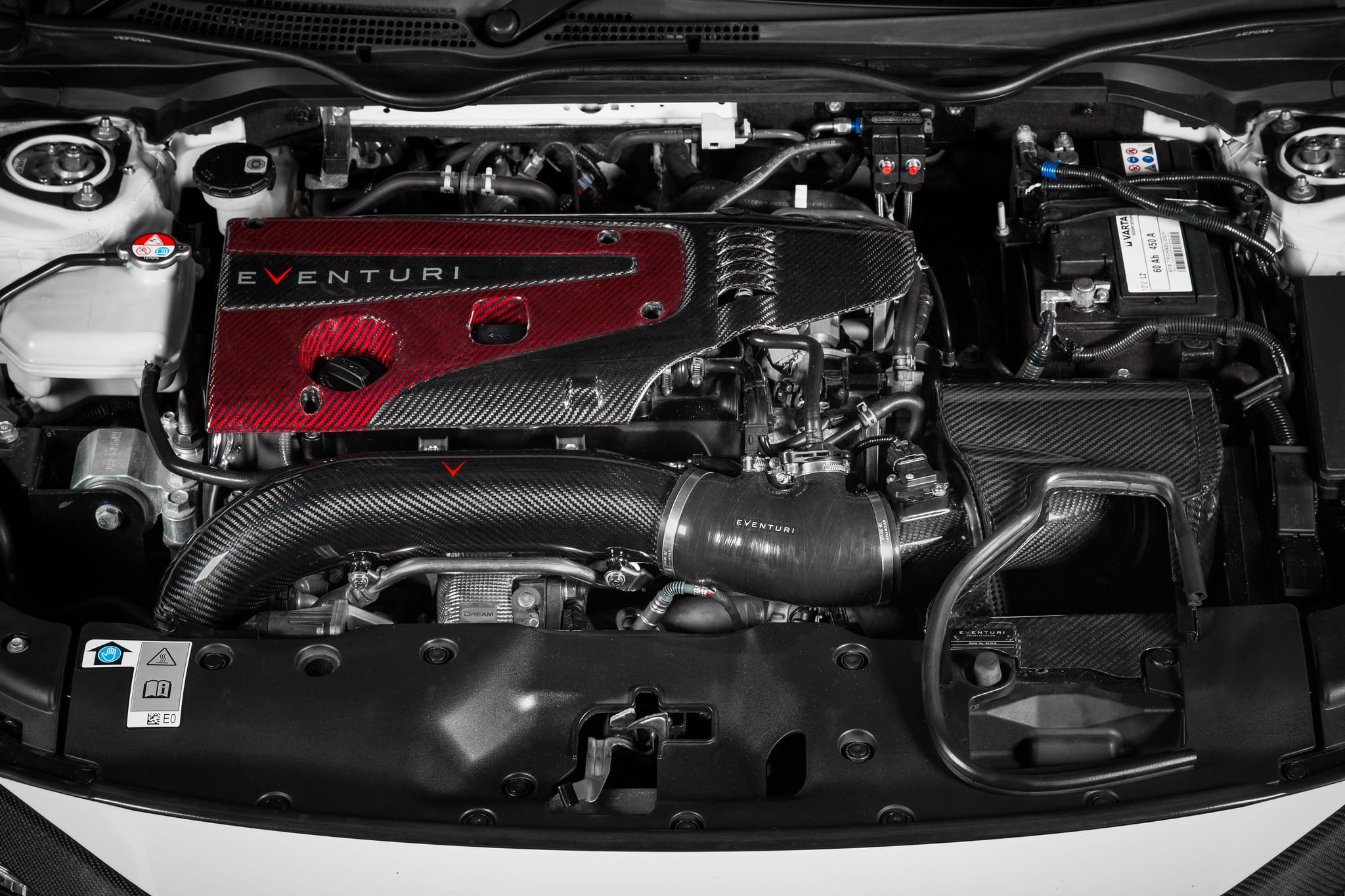 Tube d’entrée de turbo carbone Eventuri pour Honda Civic Type R FK8 — image 5