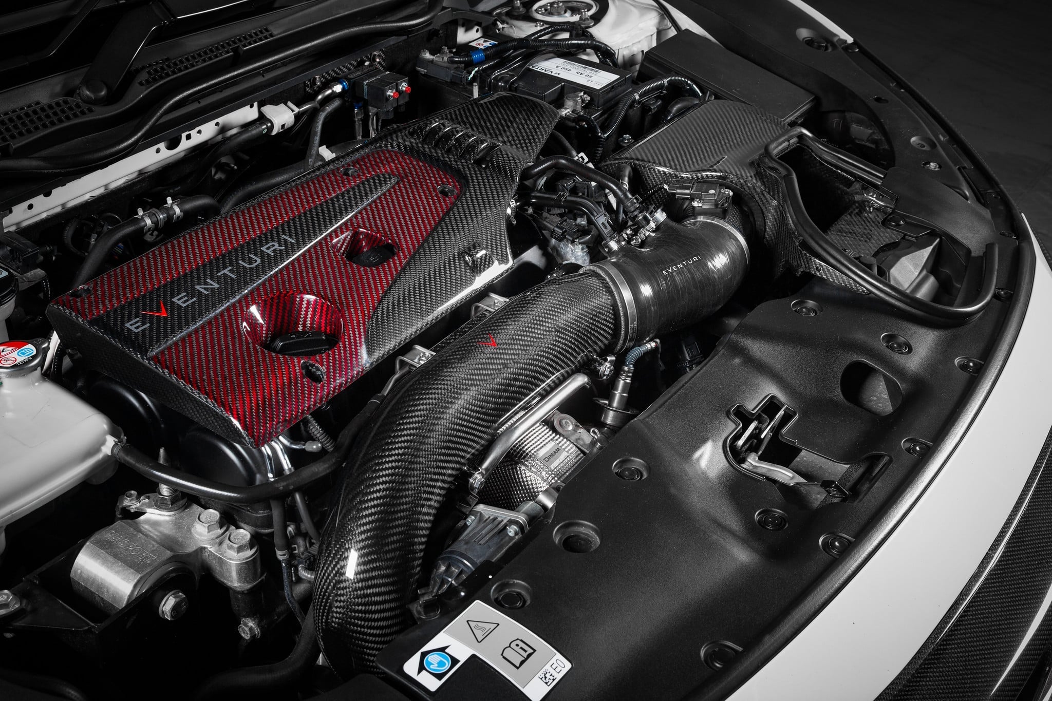 Tube d’entrée de turbo carbone Eventuri pour Honda Civic Type R FK8 — image 3