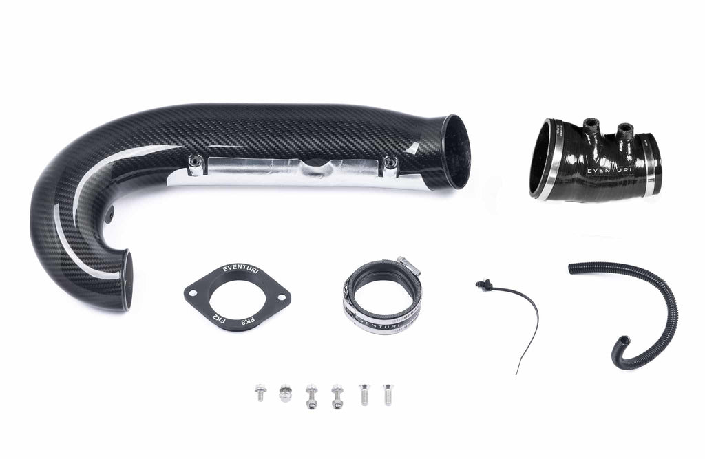 Tube d’entrée de turbo carbone Eventuri pour Honda Civic Type R FK2 — image 1