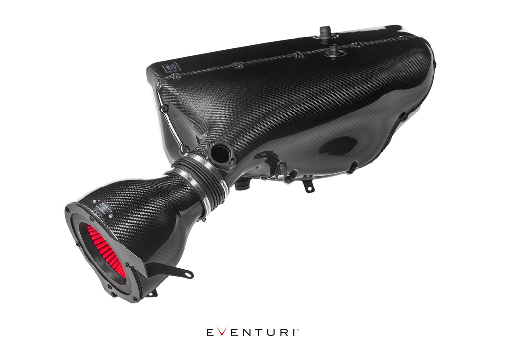Collecteur d’admission avec boite à air carbone Eventuri pour BMW M3 E46-Référence EVE-E46ABX-CF-INT — image 1