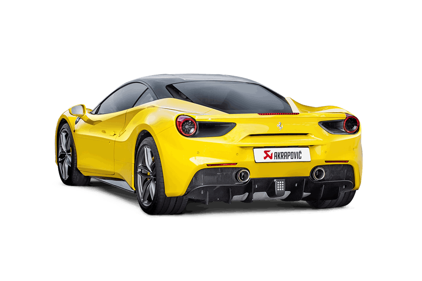Echappement Slip-On Line Titanium Akrapovic pour Ferrari 488 GTB/488 Spider — image 3