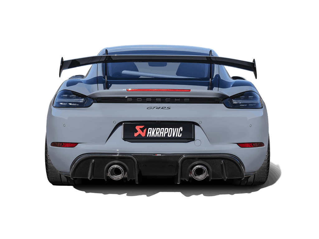 Diffuseur arrière en fibre de carbone Akrapovic pour Porsche 718 Cayman GT4 RS / Spyder RS — image 4