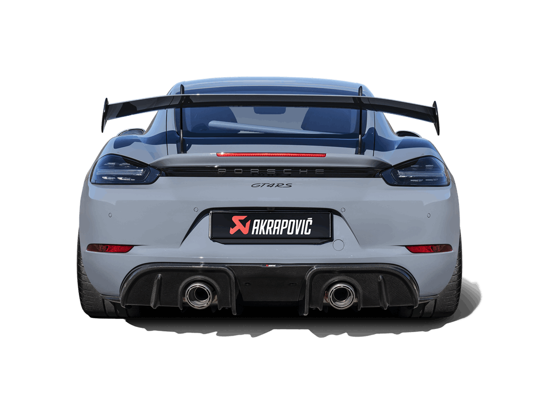 Diffuseur arrière en fibre de carbone Akrapovic pour Porsche 718 Cayman GT4 RS / Spyder RS — image 4
