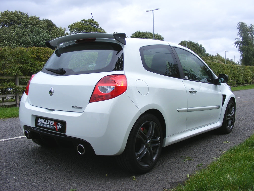 Ligne d’échappement Catback inox MILLTEK Renault Clio 3 RS 200 (inc. Cup)(2009à2012)-Version race non résonnée — image 3