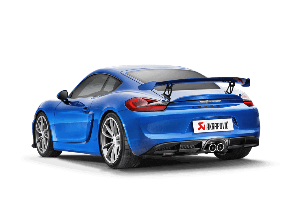 Echappement Slip-On Line Titane Akrapovic pour Porsche Cayman GT4/ Boxster Spyder (981) — image 3