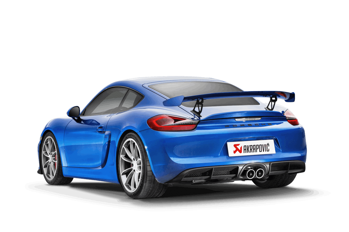 Echappement Slip-On Line Titane Akrapovic pour Porsche Cayman GT4/ Boxster Spyder (981) — image 3