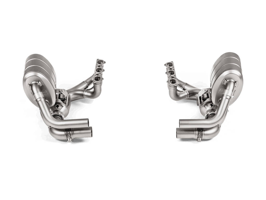 Ensemble d’embases Evolution titane Akrapovic pour Porsche 911 GT3 (991) et 911 GT3 / GT3 Touring (991.2)/911 GT3 RS (991) — image 1