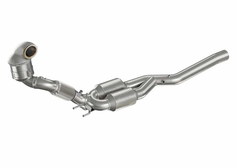 Downpipe Catalyseur sport HJS pour Audi TTS III / Cupra Ateca / VW Golf VII R (2.0 – Euro 6d – OPF)-Voir liste compatibilités-Homologue CE-90821135 — image 1