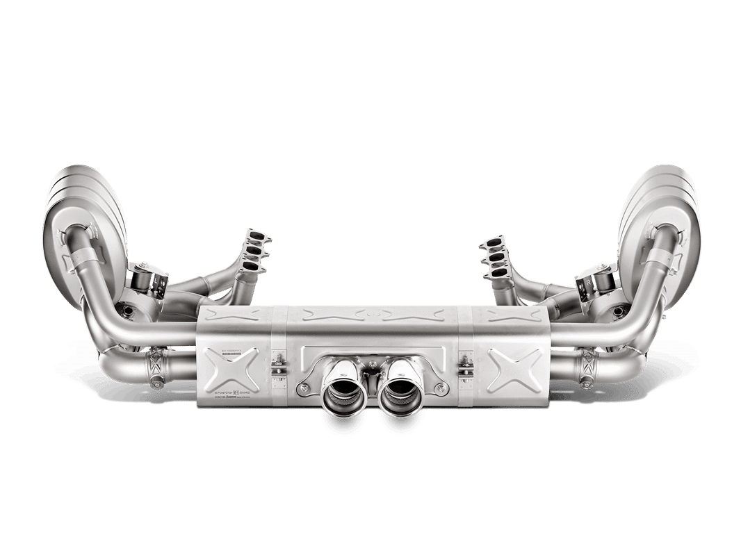 Ensemble d’embases Evolution titane Akrapovic pour Porsche 911 GT3 (991) et 911 GT3 / GT3 Touring (991.2)/911 GT3 RS (991) — image 2