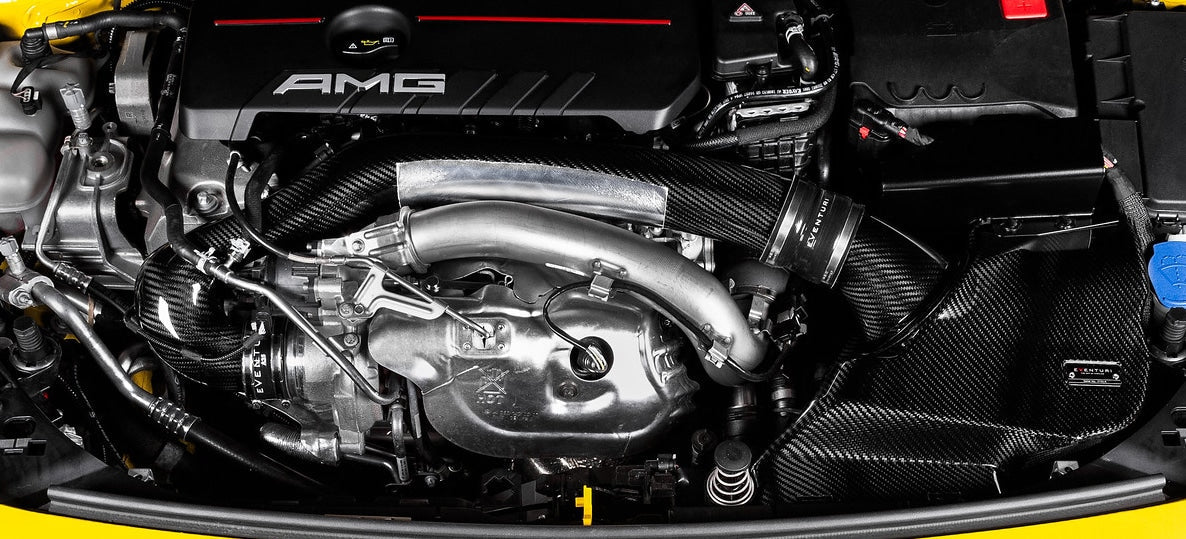 Tube d’entrée de turbo Eventuri en carbone pour Mercedes Benz A35 AMG W177 — image 2
