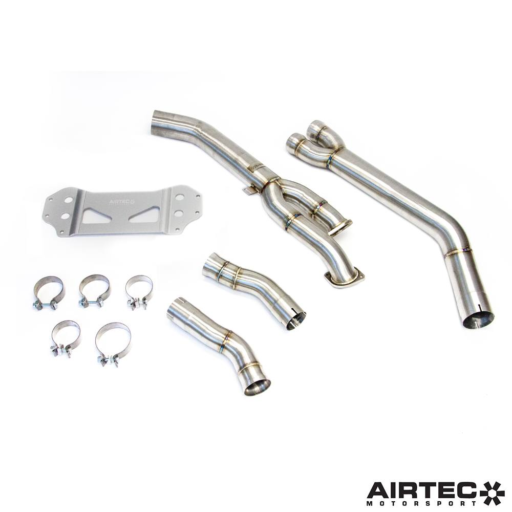 Catalyseur secondaire AIRTEC Motorsport 3,5 pouces pour BMW G80 M3 et G82 M4-référence ATEXHBMW6 — image 1