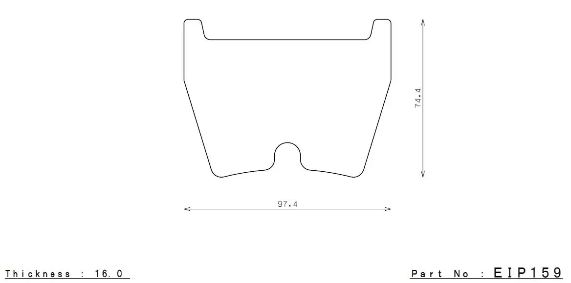 Endless plaquette de frein essieu avant pour AUDI RS6 C7/RS4/R8/RS-Q3/LAMBORGHINI-EIP159 — image 2
