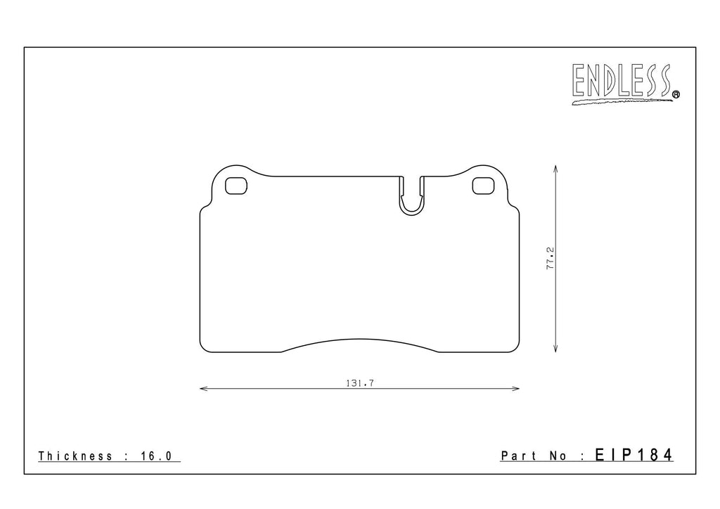 Endless plaquette de frein essieu avant pour AUDI TTRS 8J-Renault Megane 3RS/4RS-Seat CUPRA Leon R 5F /Cupra FORMENTOR -Référence EIP184 — image 2