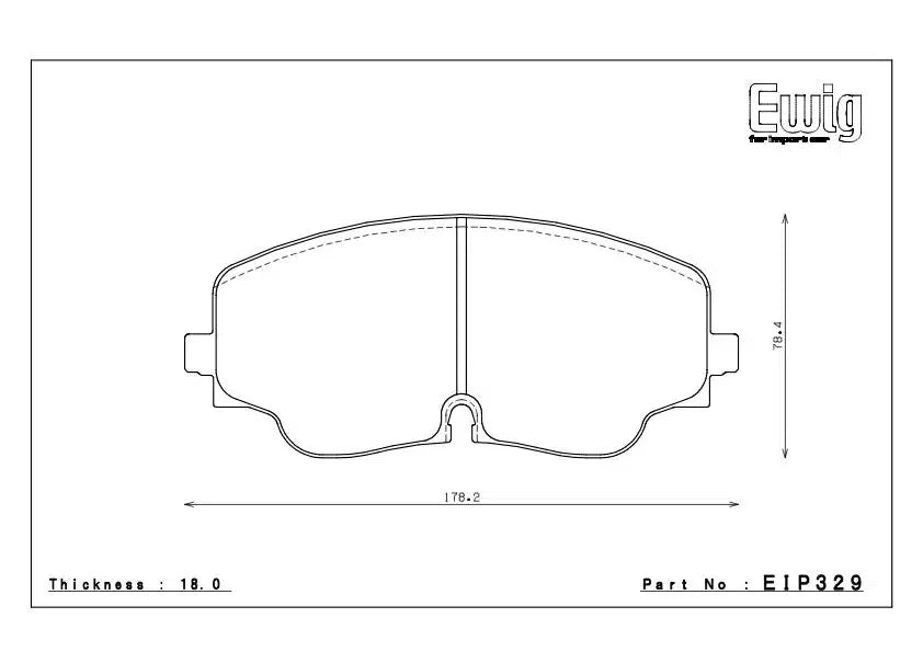 Plaquettes de frein Endless essieu avant pour VW Golf 8 GTI Clubsport/R /Audi S3 8Y/VW Tiguan MK2 R -Voir liste compatibilités -Référence EIP329 — image 2
