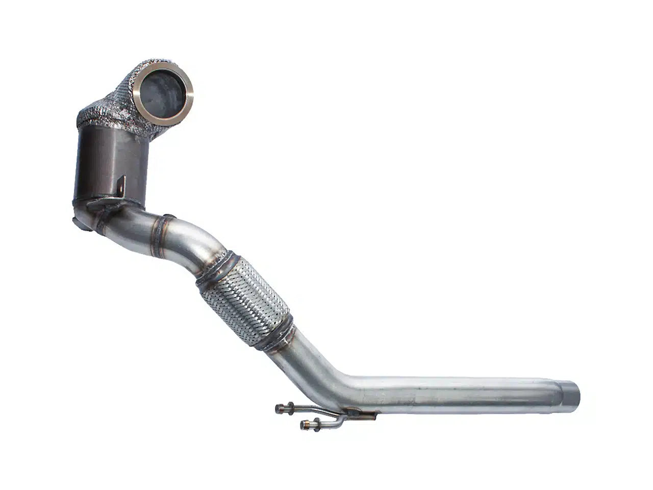Downpipe catalyseur sport HJS pour moteur VAG 1.8-2.0 TSI EA888 Gen.3 ,Golf Mk7 GTI, Leon 5F Cupra ,voir liste compatibilités,Homologué CE, référence 90951115 — image 1