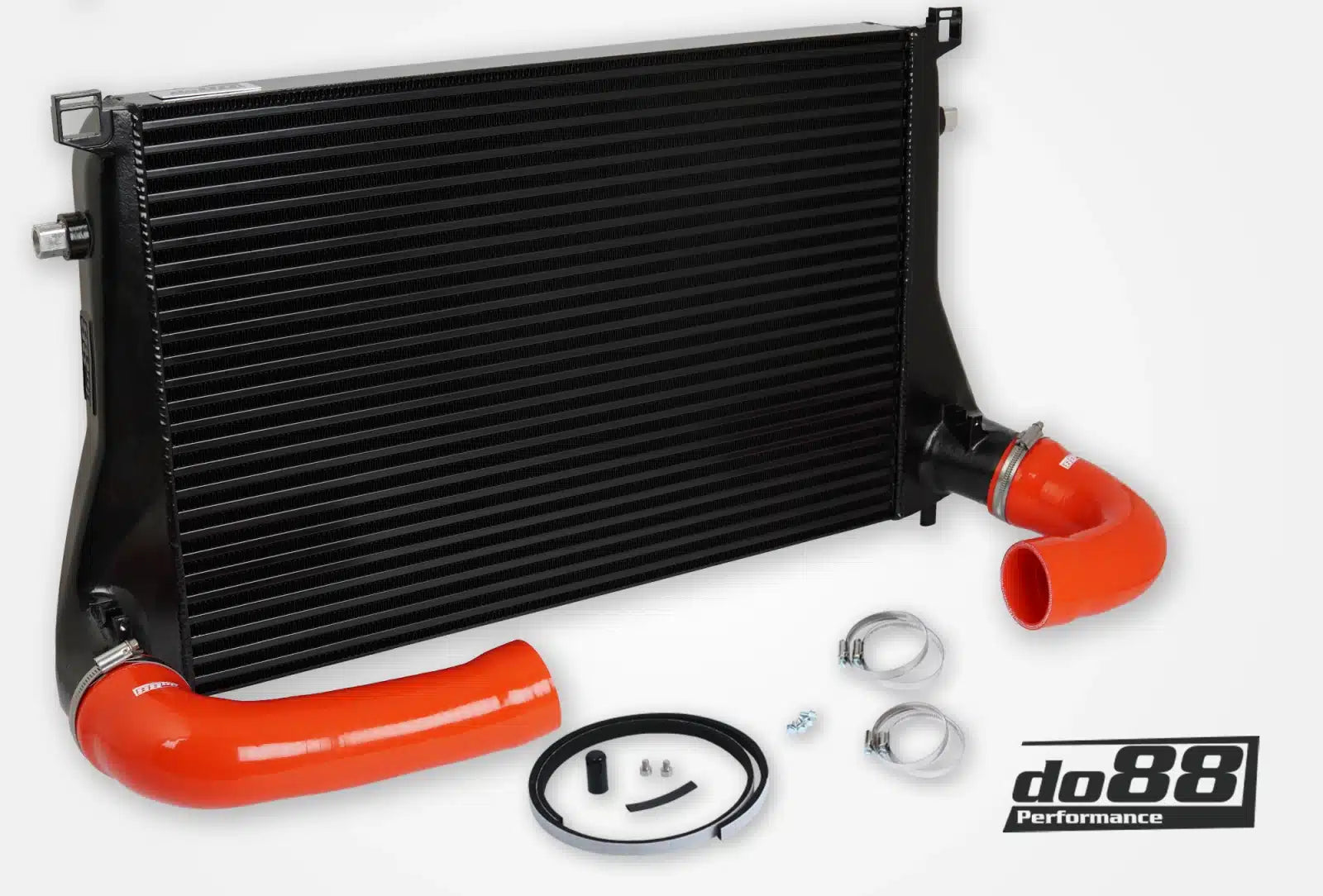 Intercooler D088 pour plate forme MQB et moteur 1.8/2.0 TSI pour VW , AUDI ,Seat , Skoda avec Durites noirs/rouges/bleus au choix — image 3