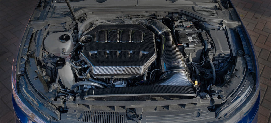 Cache moteur carbone Eventuri pour VW Golf MK8 — image 5