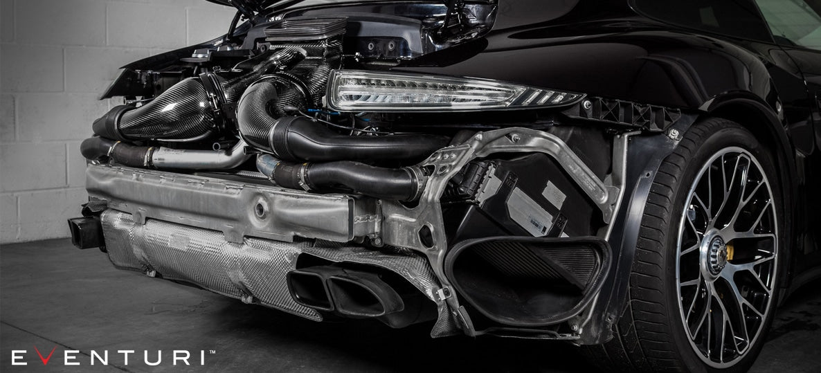 Admission carbone Eventuri pour Porsche 991 Turbo — image 4