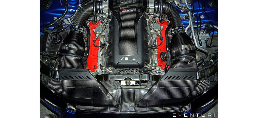 Couvre radiateur / diffuseur d’air en carbone Eventuri Slam Panel pour Audi RS5 B8 restylée — image 3