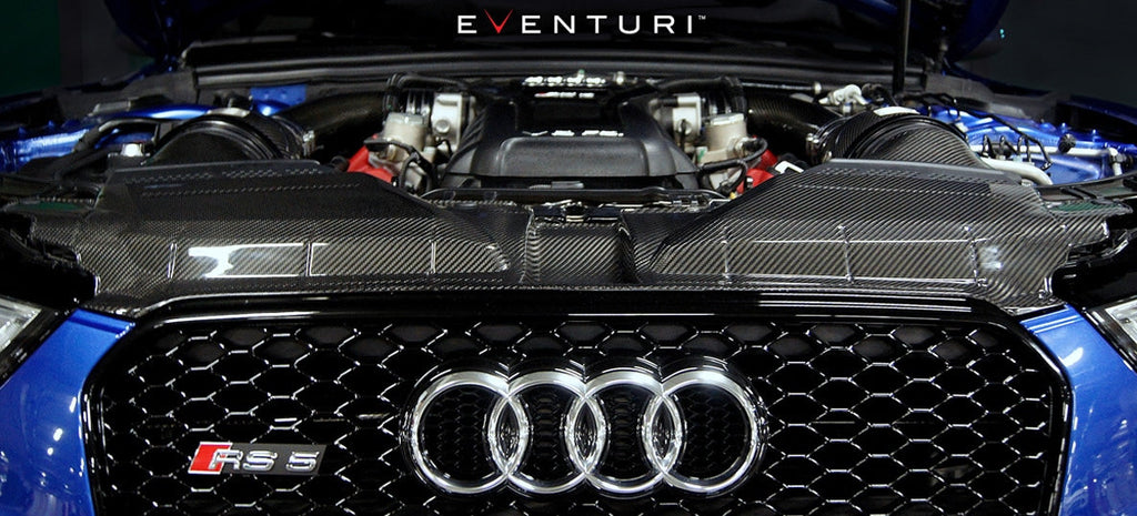 Couvre radiateur / diffuseur d’air en carbone Eventuri Slam Panel pour Audi RS5 B8 restylée — image 4