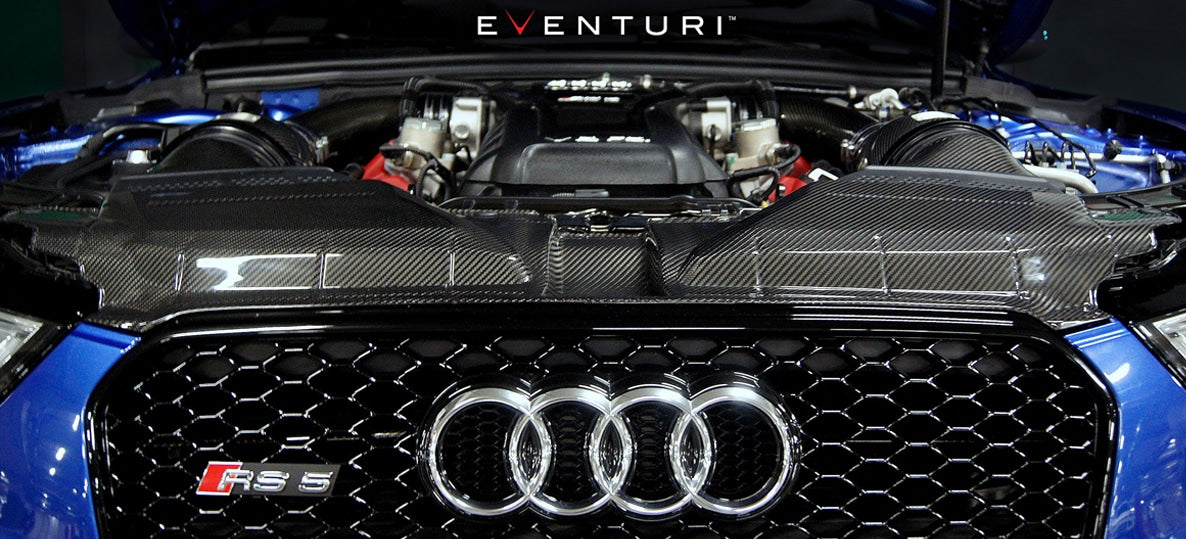 Couvre radiateur / diffuseur d’air en carbone Eventuri Slam Panel pour Audi RS5 B8 restylée — image 4