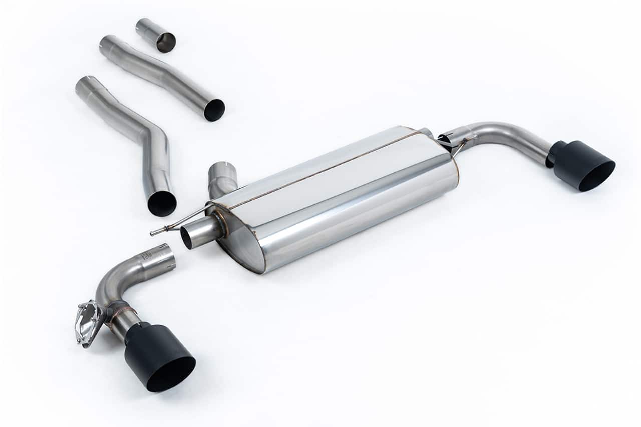 Echappement Milltek pour BMW F40 128 TI avec embouts noires Cerakote GT-115-Homologue CE-référence SSXBM1203 — image 1