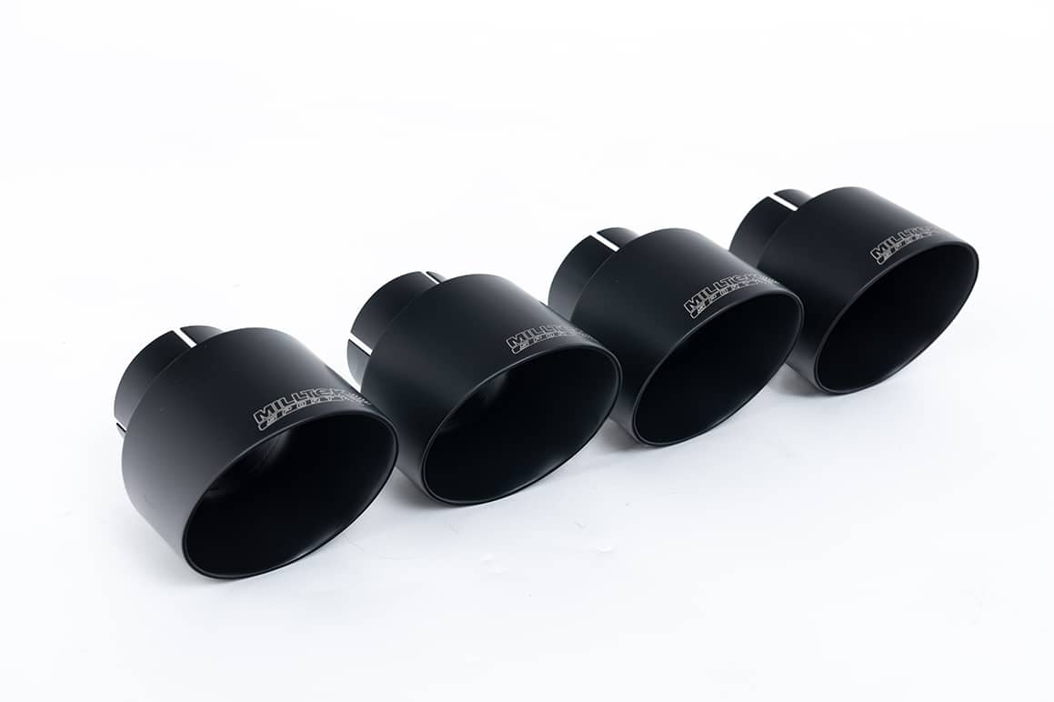 Échappement Milltek a 4 sorties Quad GT-100 Cerkote Black Trims pour BMW F40 128TI-Homologué CE-référence SSXBM1249 — image 2