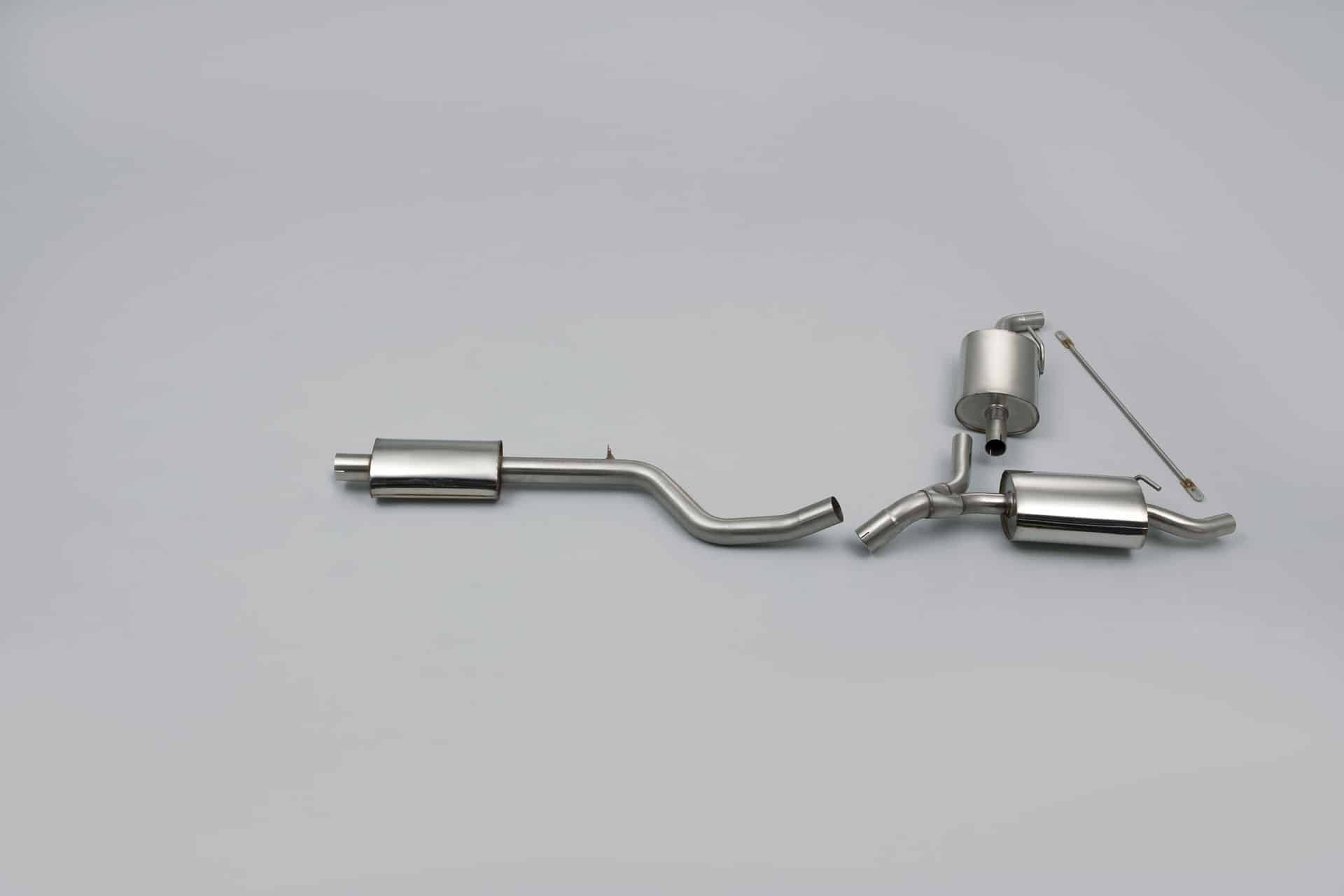 Ligne d’échappement Catback inox MILLTEK Renault Clio 3 RS 200 (inc. Cup)(2009à2012)-Version Homologuée CE — image 1
