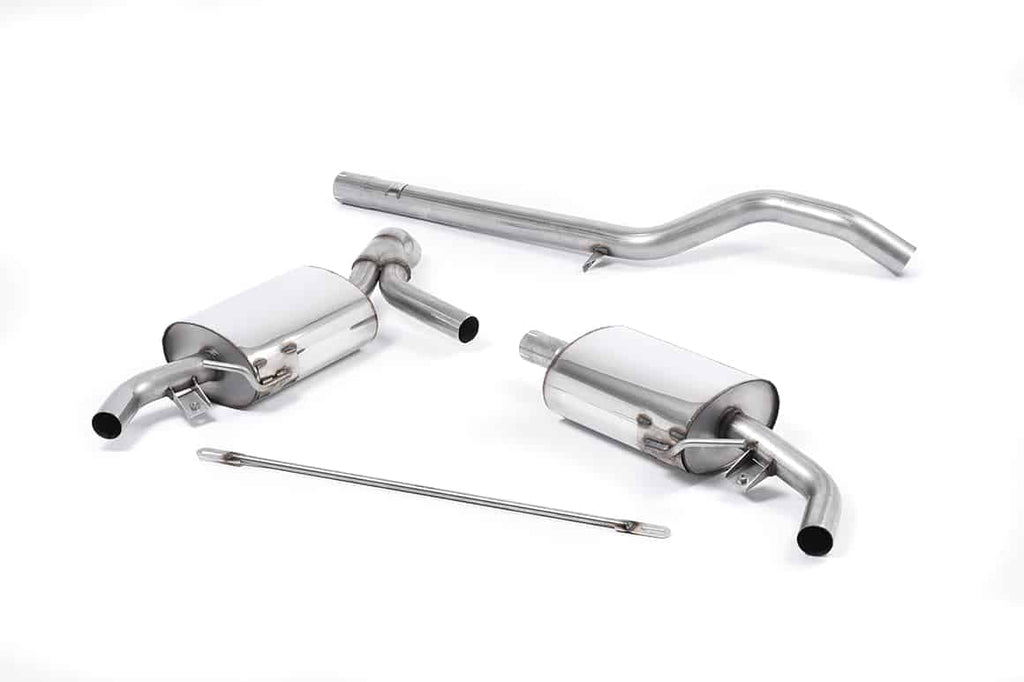 Ligne d’échappement Catback inox MILLTEK Renault Clio 3 RS 200 (inc. Cup)(2009à2012)-Version race non résonnée — image 1