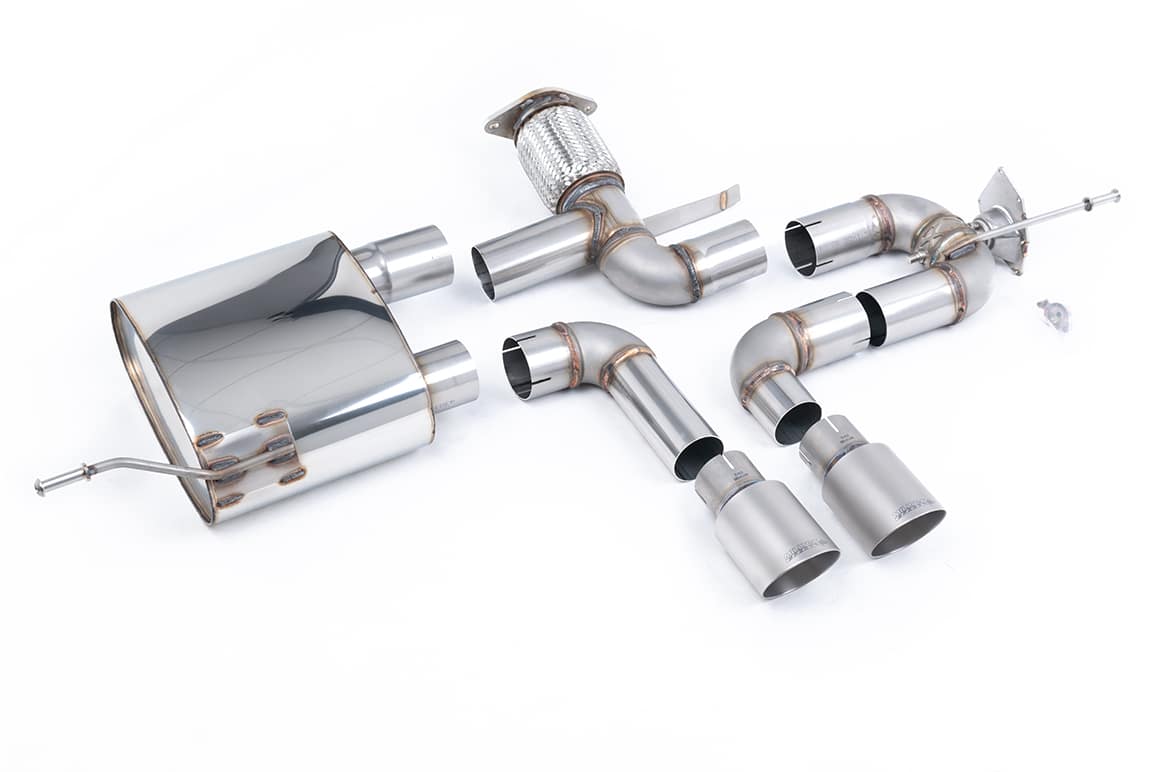 Échappement Milltek Renault Alpine A110 A110S 1.8TCe (modèles S uniquement) Échappement arrière du catalyseur- Référence SSXRN428 — image 1