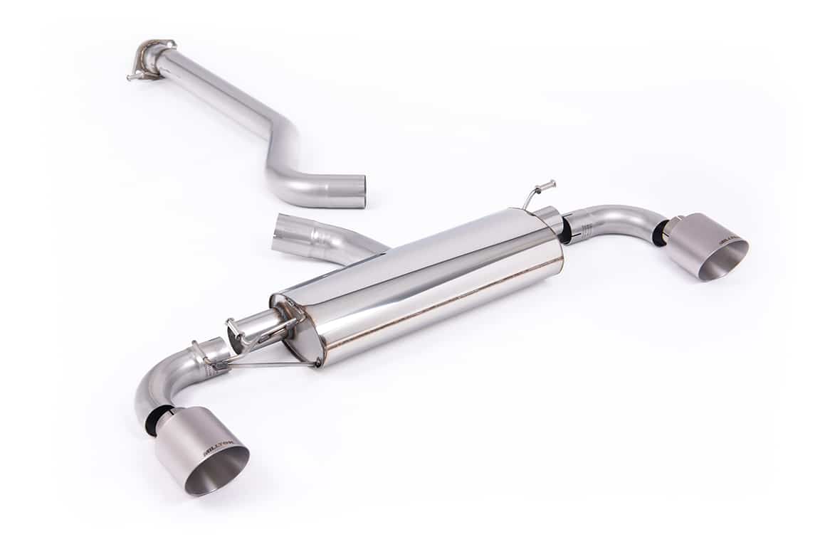 Ligne d’échappement inox FAP-Back MILLTEK pour TOYOTA Yaris GR 1,6T Génération 2 (2024+) Version Race non Homologuée — image 1